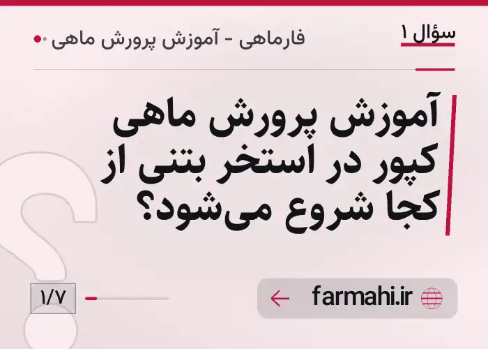 آموزش پرورش ماهی کپور در استخر بتنی از کجا شروع می‌شود؟