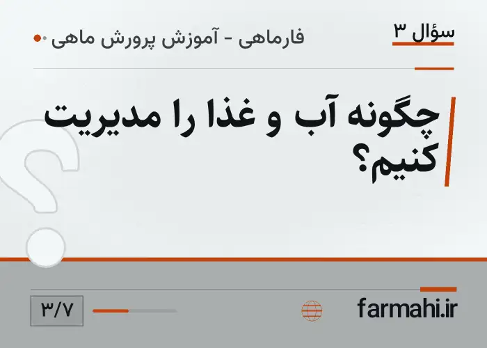 چگونه آب و غذا را مدیریت کنیم؟
