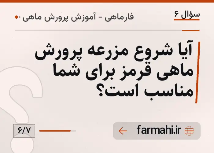 آیا شروع مزرعه پرورش ماهی قرمز برای شما مناسب است؟