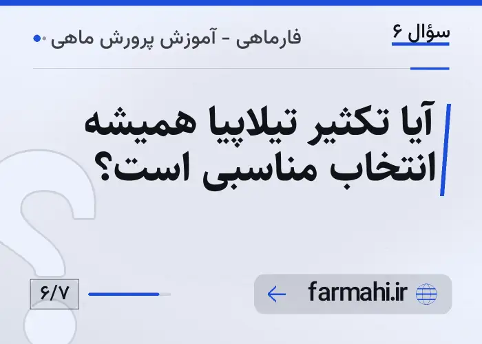 آیا تکثیر تیلاپیا همیشه انتخاب مناسبی است؟