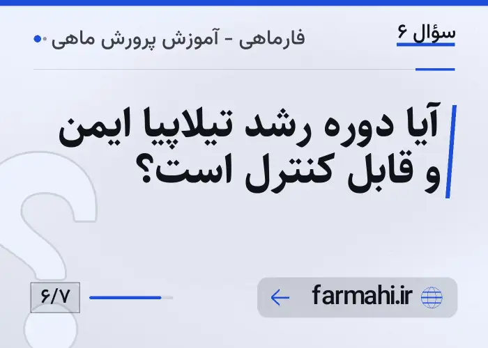 آیا دوره رشد تیلاپیا ایمن و قابل کنترل است؟