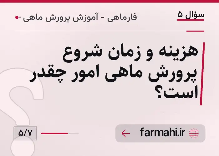 هزینه و زمان شروع پرورش ماهی امور چقدر است؟