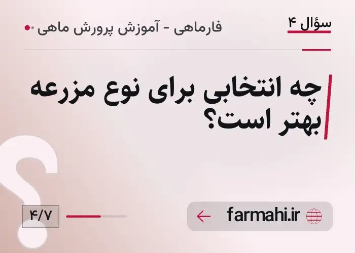چه انتخابی برای نوع مزرعه بهتر است؟