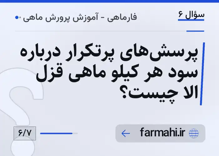 پرسش‌های پرتکرار درباره سود هر کیلو ماهی قزل الا چیست؟