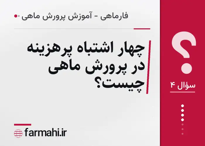 چهار اشتباه پرهزینه در پرورش ماهی چیست؟