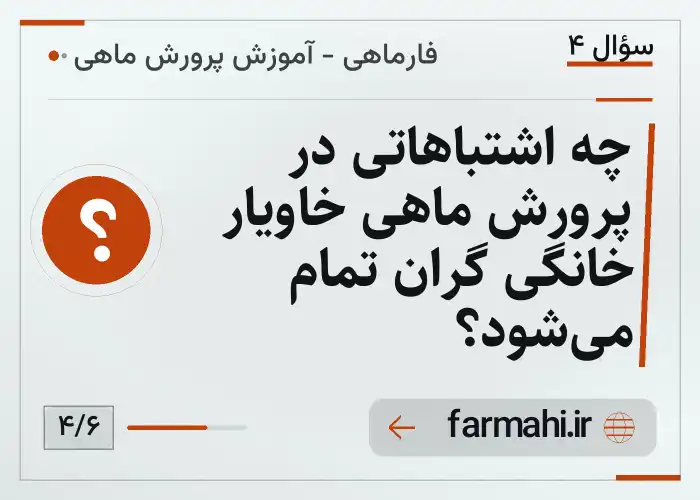 چه اشتباهاتی در پرورش ماهی خاویار خانگی گران تمام می‌شود؟
