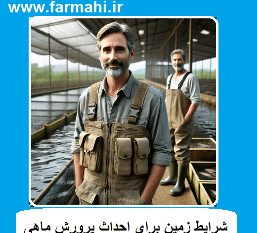 شرایط زمین برای احداث پرورش ماهی