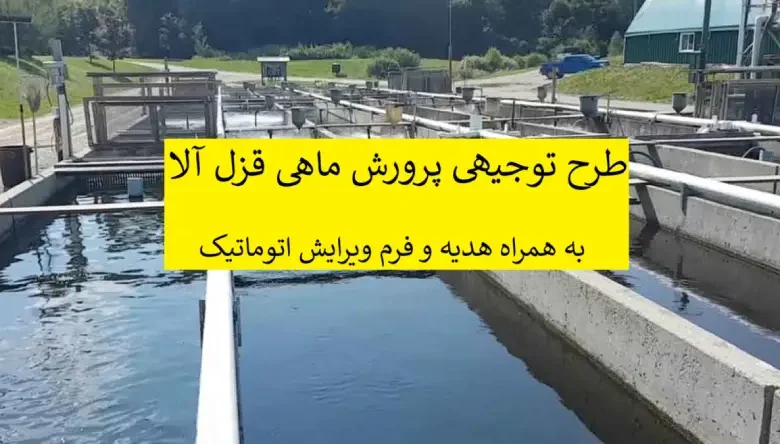طرح توجیهی پرورش ماهی در استخر پیش ساخته