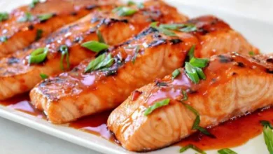 غذای ماهی سالمون