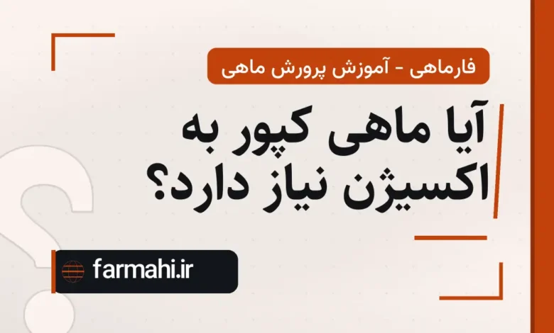 آیا ماهی کپور به اکسیژن نیاز دارد؟