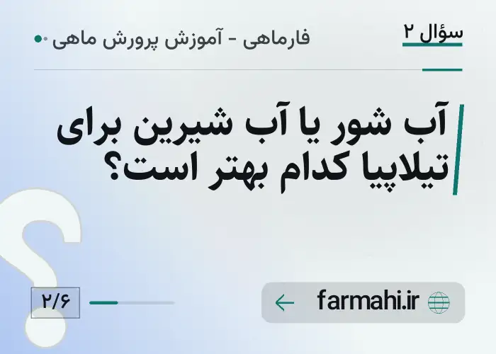 آب شور یا آب شیرین برای تیلاپیا کدام بهتر است؟