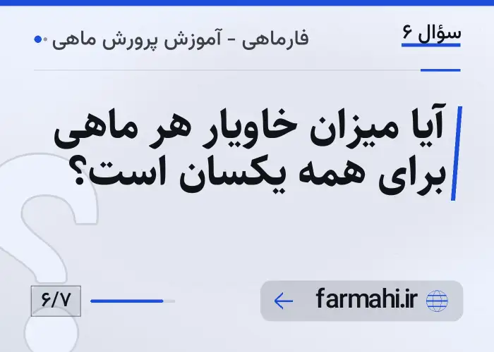 آیا میزان خاویار هر ماهی برای همه یکسان است؟