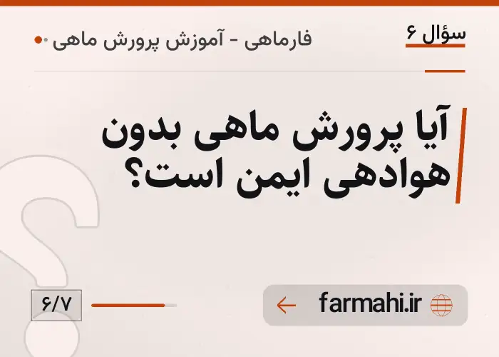 آیا پرورش ماهی بدون هوادهی ایمن است؟