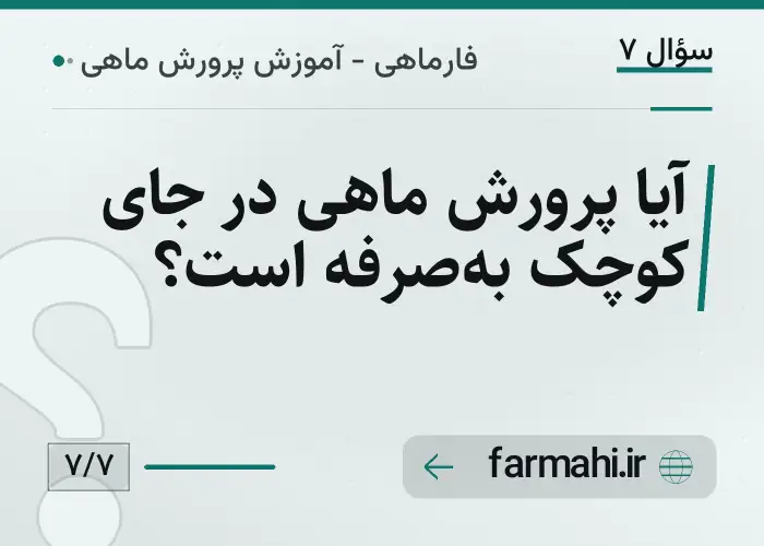 آیا پرورش ماهی در جای کوچک به‌صرفه است؟