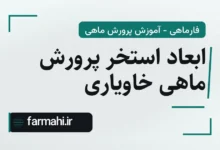 ابعاد استخر پرورش ماهی خاویاری