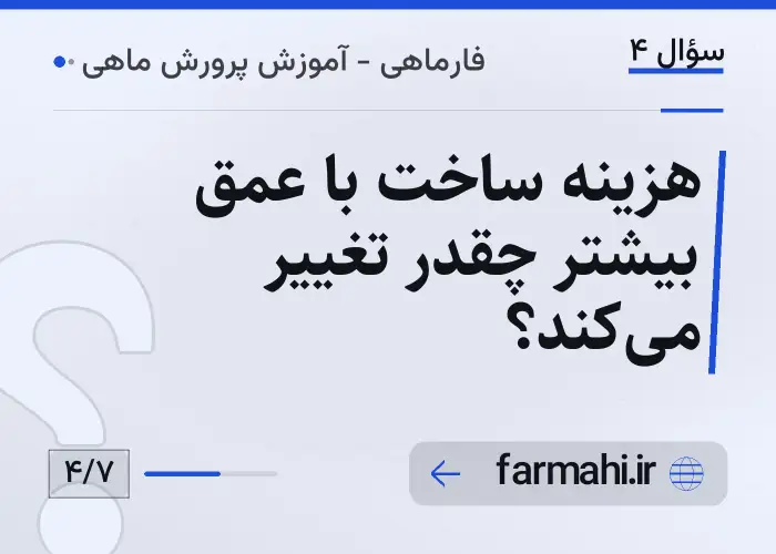 هزینه ساخت با عمق بیشتر چقدر تغییر می‌کند؟