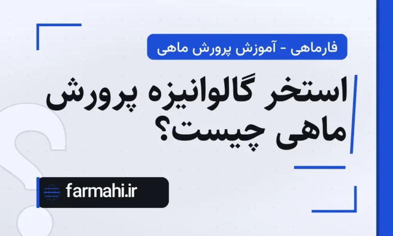 استخر گالوانیزه پرورش ماهی چیست؟