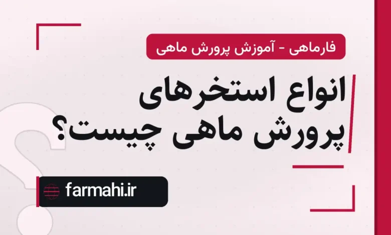انواع استخرهای پرورش ماهی چیست؟
