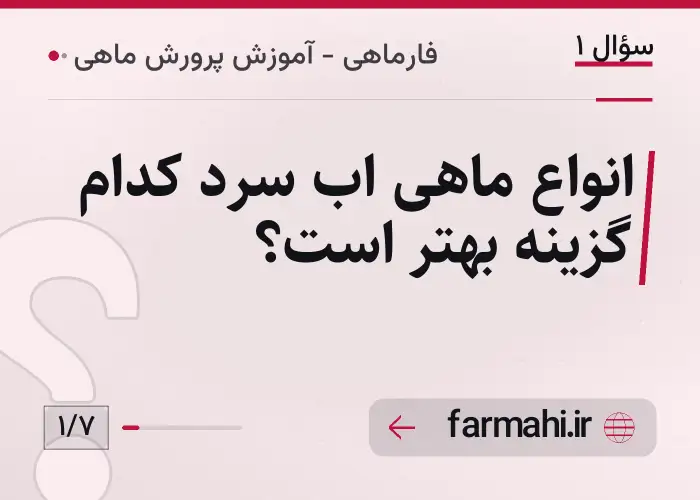 انواع ماهی اب سرد کدام گزینه بهتر است؟