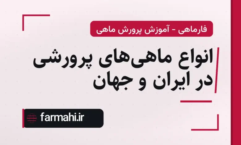 انواع ماهی‌های پرورشی در ایران و جهان