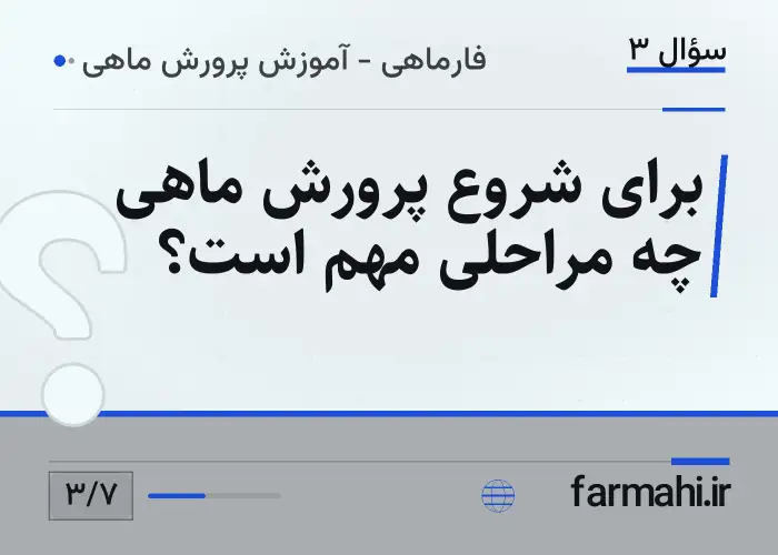 برای شروع پرورش ماهی چه مراحلی مهم است؟