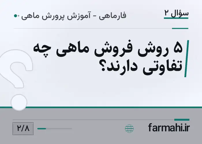 ۵ روش فروش ماهی چه تفاوتی دارند؟