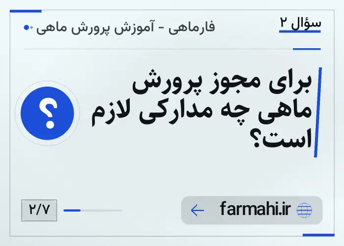 برای مجوز پرورش ماهی چه مدارکی لازم است؟
