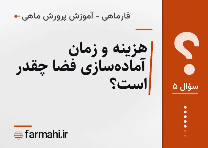 هزینه و زمان آمادهسازی فضا چقدر است؟