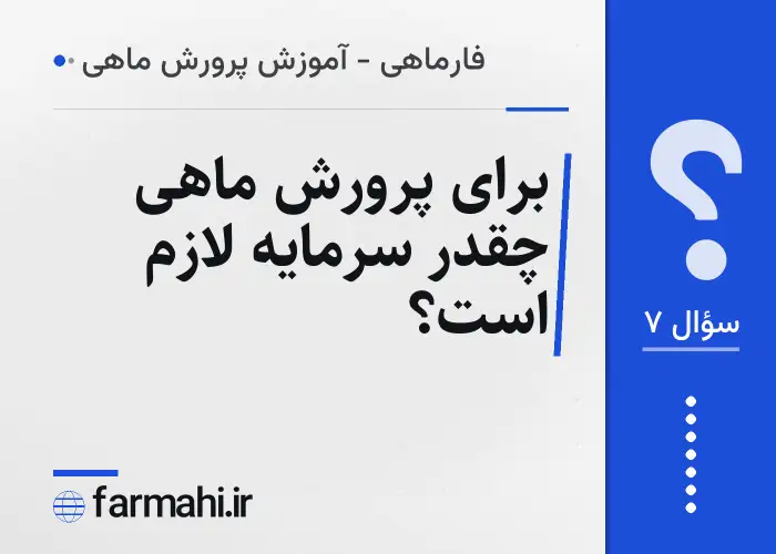 برای پرورش ماهی چقدر سرمایه لازم است؟