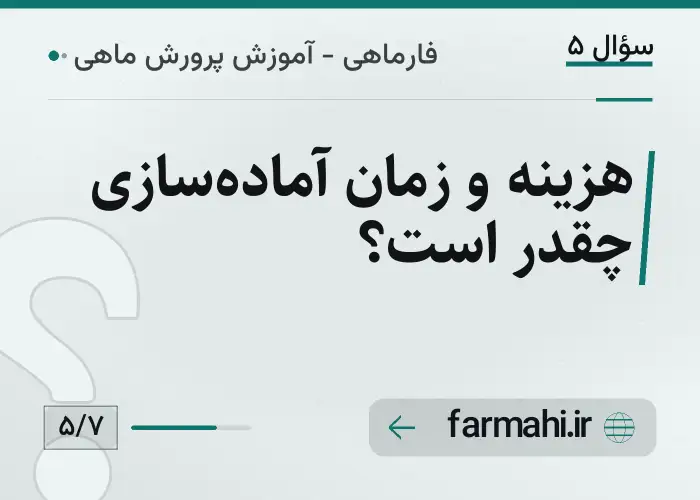 هزینه و زمان آماده‌سازی چقدر است؟