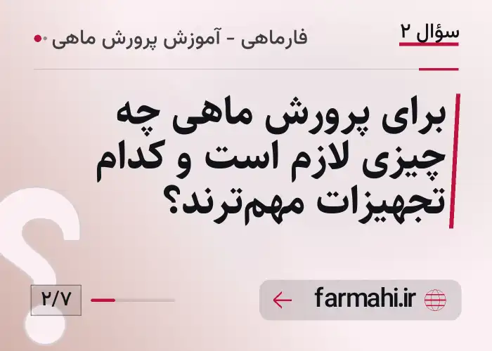 برای پرورش ماهی چه چیزی لازم است و کدام تجهیزات مهم‌ترند؟