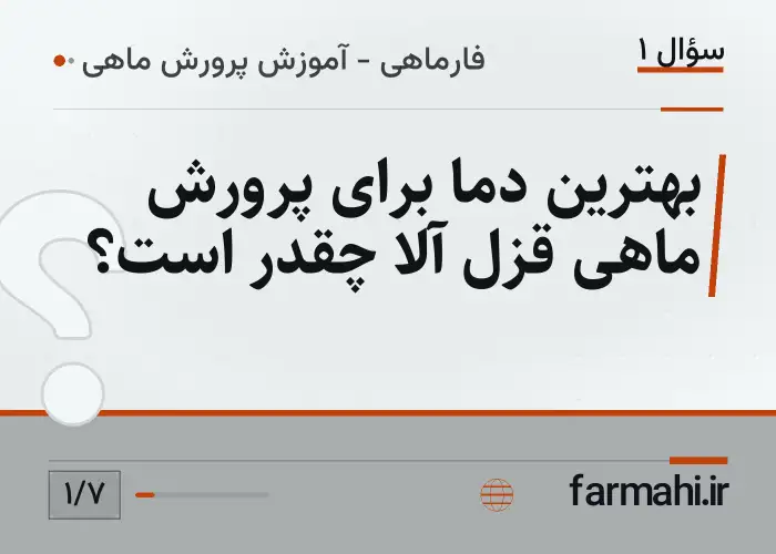 بهترین دما برای پرورش ماهی قزل آلا چقدر است؟
