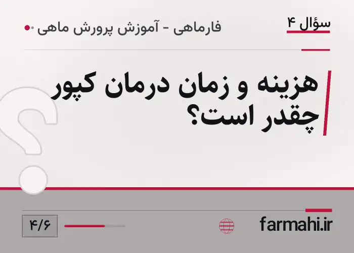 هزینه و زمان درمان کپور چقدر است؟