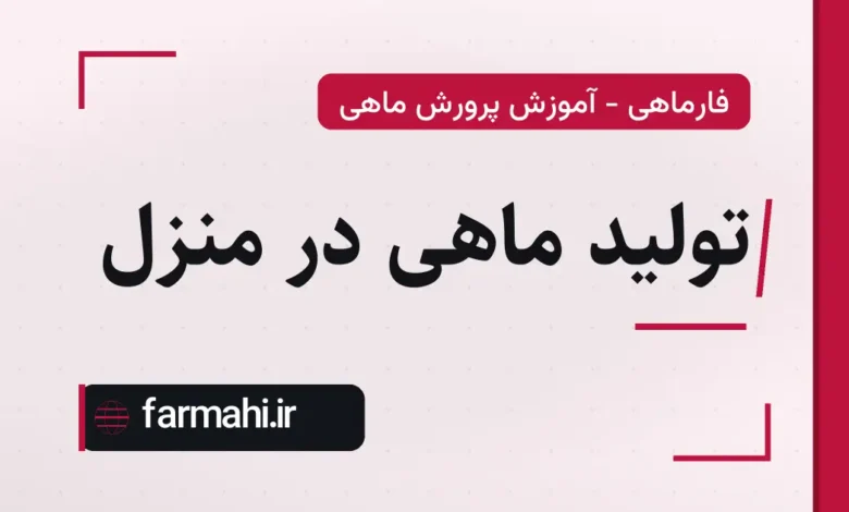 تولید ماهی در منزل
