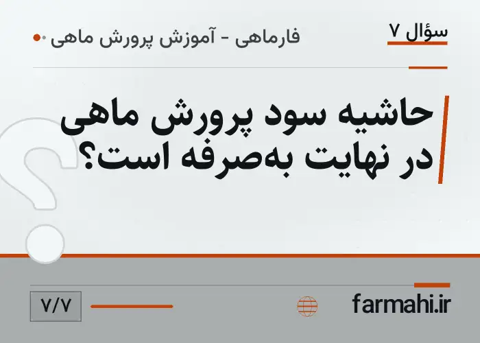 حاشیه سود پرورش ماهی در نهایت به‌صرفه است؟