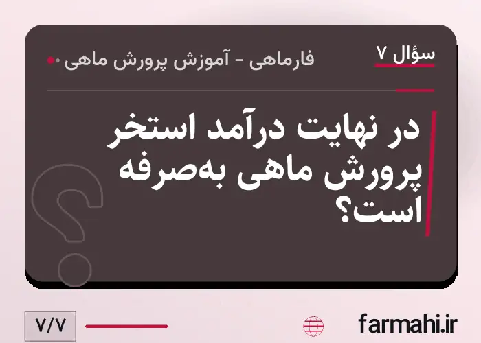 در نهایت درآمد استخر پرورش ماهی به‌صرفه است؟