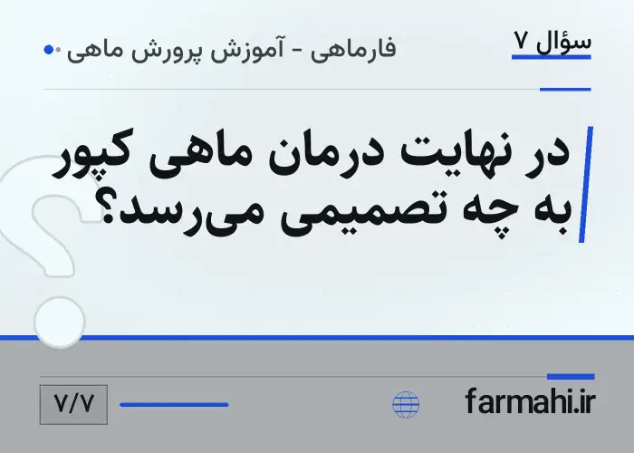 در نهایت درمان ماهی کپور به چه تصمیمی می‌رسد؟