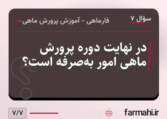 در نهایت دوره پرورش ماهی امور به‌صرفه است؟