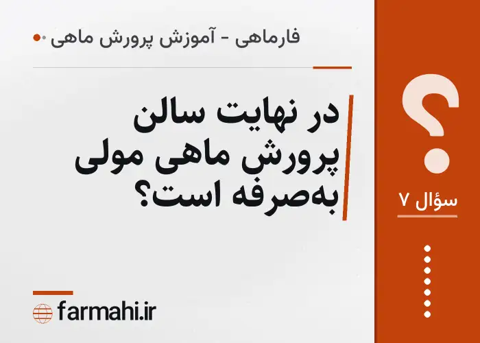 در نهایت سالن پرورش ماهی مولی به‌صرفه است؟