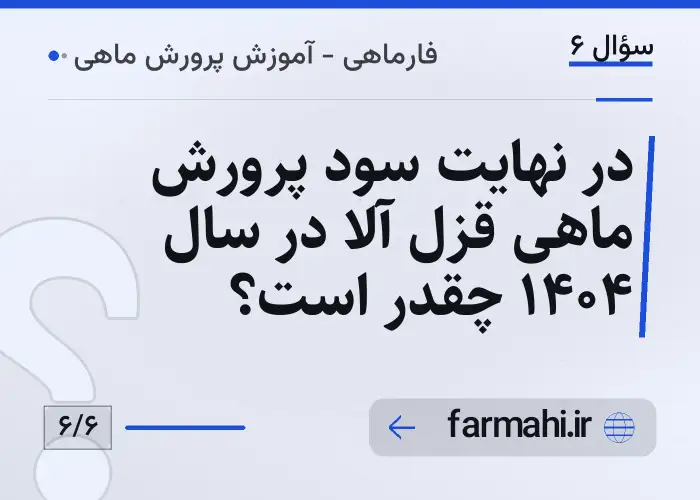 در نهایت سود پرورش ماهی قزل آلا در سال ۱۴۰۴ چقدر است؟