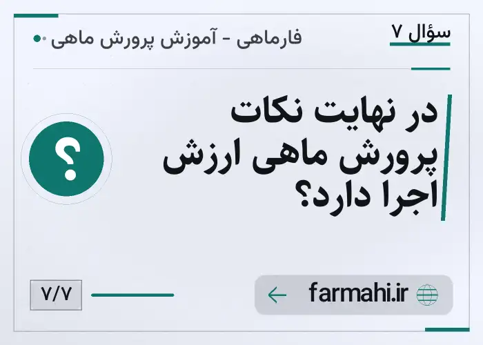 در نهایت نکات پرورش ماهی ارزش اجرا دارد؟