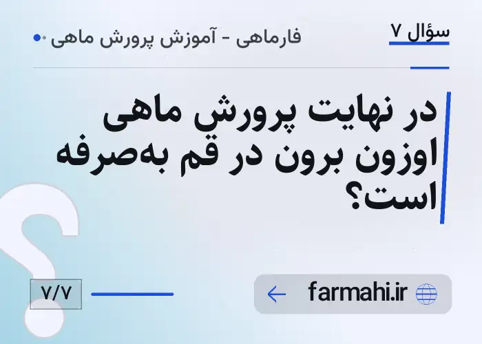 در نهایت پرورش ماهی اوزون برون در قم به‌صرفه است؟
