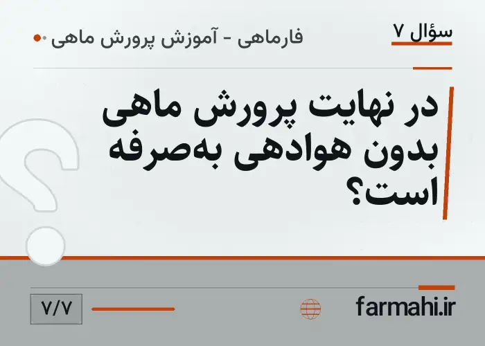 در نهایت پرورش ماهی بدون هوادهی به‌صرفه است؟