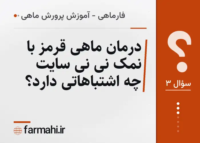 درمان ماهی قرمز با نمک نی نی سایت چه اشتباهاتی دارد؟
