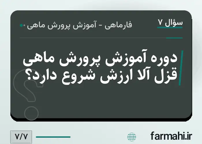 دوره آموزش پرورش ماهی قزل آلا ارزش شروع دارد؟