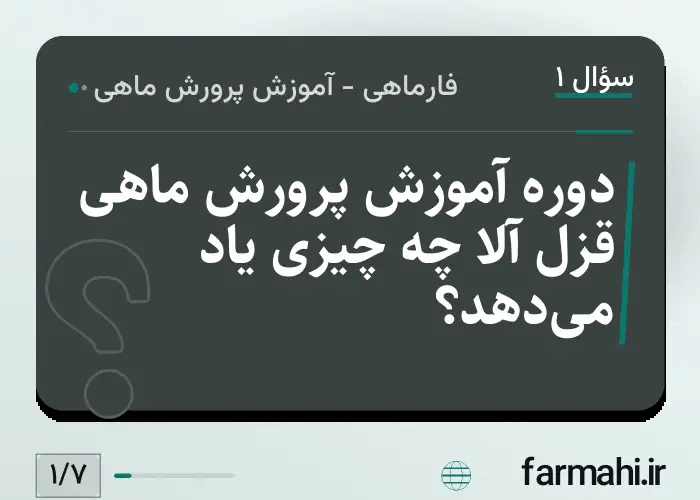 دوره آموزش پرورش ماهی قزل آلا چه چیزی یاد می‌دهد؟