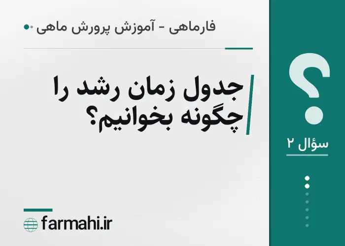 جدول زمان رشد را چگونه بخوانیم؟