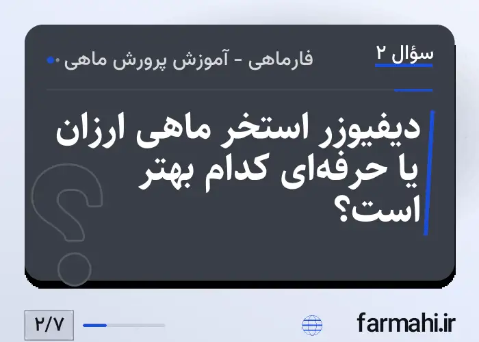 دیفیوزر استخر ماهی ارزان یا حرفه‌ای کدام بهتر است؟