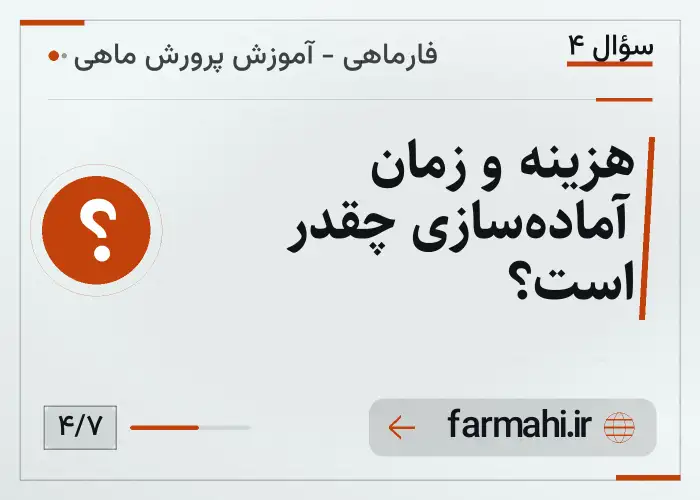 هزینه و زمان آمادهسازی چقدر است؟