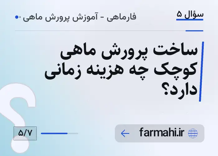 ساخت پرورش ماهی کوچک چه هزینه زمانی دارد؟